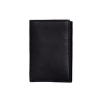 Champs - Porte-cartes en cuir - Noir-Cuir véritable