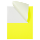 JAM Paper Shipping Labels, Half Sheet, 5.5 x 8.5, Neon Yellow, 50 Pack-Neon Yellow