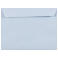JAM Paper - Enveloppes pour livret - 9" x 12" - Bleu bébé - Paquet de 100-Couleur: bleu bébé