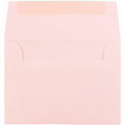 JAM Paper 4bar A1 Envelopes, 3.63 x 5 1/8, Baby Pink, 250 Pack (155621H)-Blank interior for personalized message