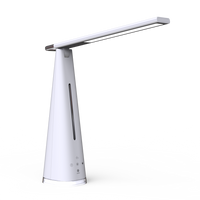 DAC - Lampe de bureau à DEL avec purificateur d'air et éclairage d'ambiance, blanc-Purificateur d'air intégré avec filtre à haute efficacité (HEPA) remplaçable