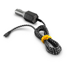 CAT – Chargeur de voiture 4,8 A avec port USB et cordon Lightning certifié Apple tressé en nylon de 6 pi-Puissance de sortie totale 4,8A