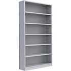 Metalware – Étagère enclenchable RK307, 7 tablettes, 48 x 24 x 88 po, gris pâle-Système de tablettes ajustables offrant un espace de rangement solide, mais économique qui convient à vos besoins