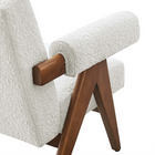 Modway - Lyra Tissu Boucle Fauteuil - Ivoire-8