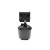WeatherTech CupFone Two View - Universal - Black-Cell phone holder for your car, truck, or SUV - or on-the-go in boats, golf carts, and utility vehicles