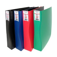 Duraply – Reliure commerciale en poly, vert, anneaux en D de 3 po, 2/paquet-Couleur : Vert