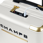 Champs Luxe 3-Piece Luggage Set - Ivory-Lightweight Polycarbonate Material