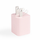 LOGiiX - Vibrance Power Mini 30W USB-C Chargeur Mural - Rose-Le Vibrance Power Cube Mini, compact et coloré, charge les smartphones jusqu'à 3 fois plus rapidement