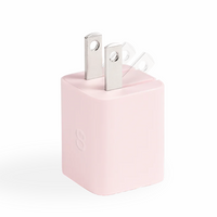LOGiiX - Vibrance Power Mini 30W USB-C Chargeur Mural - Rose-Le Vibrance Power Cube Mini, compact et coloré, charge les smartphones jusqu'à 3 fois plus rapidement