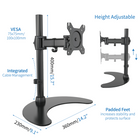 ShoppingAll Single LCD LED Monitor Mount Stand with Adjustable Arm for 13"-30" Monitor - Black-6