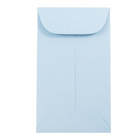 JAM Paper - Enveloppes à monnaie no 3, 2,5 x 4,25 po, bleu poudre, 500/paquet-Enveloppes à monnaie