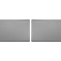 WeatherTech - Tapis d'extrémité anti-fatigue ComfortMat Connect - Bordé - Gris - Paquet de 2-Chaque pièce d’extrémité a une longueur de 3 pi. Assemblez-en deux pour obtenir un ComfortMat Connect de 6 pi!