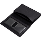 Champs - Porte-cartes en cuir - Noir-Fenêtre d'identification pour un affichage ultra rapide et facile de votre carte la plus utilisée