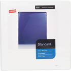 Staples Standard View Binder with D-Rings - 3" - White-Pages lie flat with back-mounted rings