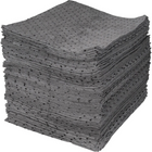Zenith Safety Bonded Sorbent Pads, Universal, Heavy, 15" L x 17" W, 100 Pack-100% bonded polypropylene fibre