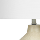 Monarch Specialties - Luminaire - 24 po H Lampe De Table - Béton Beige - Abat-Jour Ivoire / Crème - Contemporain-Dimensions assemblées : 14 po L x 14 po P x 24 po H. base : 7,5 po L x 7,5 po P x 12,75 po H. abat-jour : 14 po L x 14 po P x 10 po H