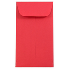 JAM Paper Enveloppes à monnaie no 6, 3 3/8 x 6 po, papier recyclé Brite Hue rouge, 1000/paquet-Enveloppes à monnaie