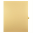 Mark Maker Legal Tabs - Letter Size - Buff - 1/25th cut - 25 tabs per package - 5 packages Pack - Number 114-Buff Single Tabs