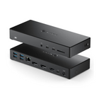 ALOGIC - Station d'accueil USB-C triple écran DP Alt. Mode - MA3 avec alimentation 100 W (chargement d'ordinateur portable) - 2 x DP et 1 x HDMI avec prise en charge jusqu'à 4K 60 Hz-Triple écran : la station d'accueil vous permet de connecter trois écrans externes grâce à deux ports DisplayPort et un port HDMI. Elle prend en charge des écrans jusqu'à 4K (consultez le tableau des résolutions compatibles avec votre ordinateur portable). La station d'accueil prend également en charge les modes Étendu et Miroi