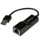 StarTech  Adaptateur réseau USB 2.0 vers Ethernet 10/100 Mbps-Évitez les connexions bondées avec le câble USB intégré