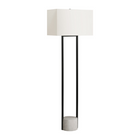 Monarch Specialties - Luminaire - 62 po H Lampadaire - Métal Noir - Abat-Jour Ivoire / Crème - Contemporain-Lampadaire élégant et moderne de 62 pouces de haut avec une base en métal noir étonnante et un abat-jour élégant en tissu ivoire pour illuminer un salon, un bureau ou une chambre à coucher