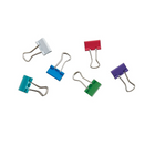 Staples Binder Clips - Mini 3/5" - Assorted Fashion Colours - 40 Pack-Tempered steel clips
