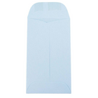 JAM Paper - Enveloppes à monnaie no 3, 2,5 x 4,25 po, bleu poudre, 500/paquet-Enveloppes bleues