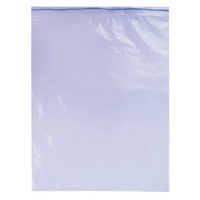 SPC Reclosable Poly Bag with Hang Hole - 2 Mil - 10" x 12" - White Block - 1000 Pack-Reclosable bag