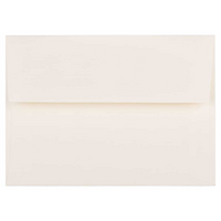 JAM Paper Enveloppes Strathmore A6, fini vergé blanc naturel, 250/paquet-Enveloppes Strathmore en papier vergé blanc naturel