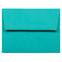 JAM Paper A2 Coloured Invitation Envelopes - 4.375 x 5.75 - Sea Blue Recycled - 50 Pack-Envelope Features: Straight gummed flap closure, high quality smooth paper finish, made with 30% recycled materials