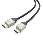 j5Create JDC43 8K DisplayPort Cable - Black-Triple shielded, tinned copper conductors and gold-plated metal ensures maximum protection and insulation