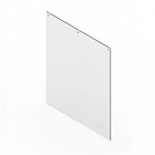 Partition Garde-éternuements suspendu Mark Maker, 32 "L x 48" H, acrylique-Nos protecteurs d'éternuement transparents pour l'hygiène renforcent la distance sociale, tout en aidant à protéger les employés et les clients de première ligne contre la propagation potentielle des germes