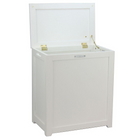 Oceanstar Storage Laundry Hamper, White (RH5513WHITE)-Storage Hamper