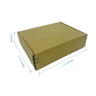 Reliabag - Boîtes d'expédition en papier kraft ondulé auto-adhésives - 11.125" x 8.75" x 3" - Paquet de 40-40 pièces expédiées à plat, économisez de l'espace de stockage