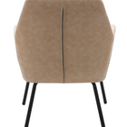 Brassex - Chaise d'appoint 384520 - beige vintage-Motif de couture en zigzag unique