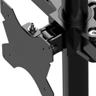 Rocelco - Support de bureau réglable de 45 po avec support pour triple écran-L'ADR45 mesure 45" de large et peut contenir 3 moniteurs et un ordinateur portable
