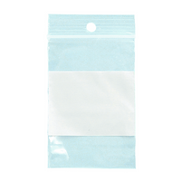 SPC Reclosable Poly Bag with Hang Hole - 2 Mil - 2 " x 3" - White Block - 1000 Pack-Reclosable bag