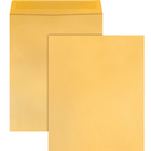 Staples Gummed Kraft Catalogue Envelopes - 14" x 18" - 25 Pack-Features centre and bottom seams to help resist tears