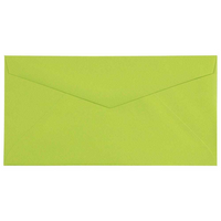 JAM Paper Monarch Envelopes - 3.875" x 7.5" - Ultra Lime Green - 50 Pack -Colour: Lime Green