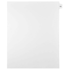 Mark Maker – Onglets séparateurs juridiques blancs, 1/15 onglets, format lettre, sans trous, numéro 121, 25/paquet-Onglets séparateurs blancs, 1/15 onglets