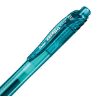 Pentel - EnerGel-X Rétractable Stylo à Encre Gel - (0,5mm) Pointe Aiguille - Encre Turquoise-La couleur du corps corresponde à celle de l'encre.