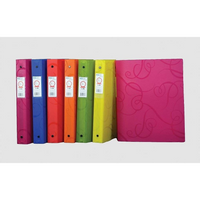 Filemode – Reliure avec spirales, couleurs variées, anneaux de 2 po, 6/paquet-Couleur : Couleurs variées