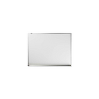 Marker Board, Aluminum Frame, 24" x 18", White-Marker board offers a white melamine surface that is easy to write on with dry-erase markers and just as easy to erase