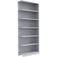 Metalware RK338 Boltless Shelving Unit, 7-Shelves, 36" x 12" x 88", Light Grey-Adjustable shelving system that provides high strength, yet economical storage capacity for your needs