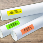 Avery Print or Write Removable Colour-Coding Labels - 1" x 3" - Rectangle - Assorted - 75 Pack-5 Labels per Sheet