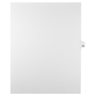 Mark Maker Legal Tabs - Letter Size - White - 1/25th cut - 25 tabs per package - 5 packages Pack - Number 187-White Single Tabs