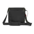 The Rolling Stones Flashpoint Collection Textured Polyester Crossbody Bag - Black-Additional front zippered pocket, for your cards and coins