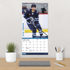 DateWorks 2026 16-Month Wall Calendar - 12" x 12" - Winnipeg Jets - Bilingual-Features monthly pages for January to December 2026, as well as the last 4 months of 2025