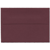 JAM Paper 4bar A1 Envelopes, 3.63 x 5 1/8, Burgundy, 250 Pack (36395836H)-Burgundy dark base envelope