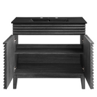 Modway - Render 36" Vanette de salle de bain - Noir charbon-8